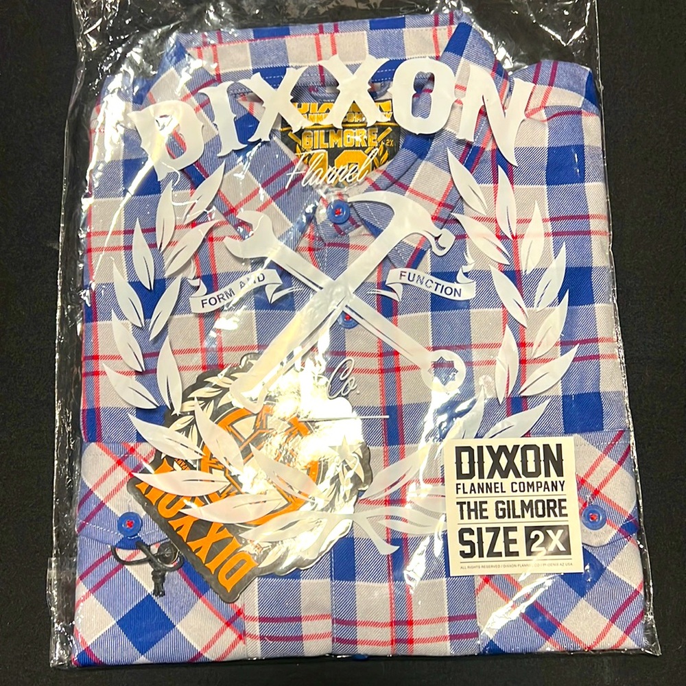 DIXXON Flannel Co. “The Gilmore” NIB. NWT. Original packaging. Never opened. 2X